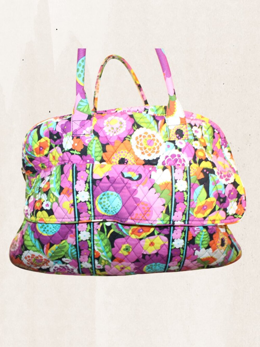 Vera Bradley Weekender Traveler Bag Va Va Bloom Duffel Luggage Carry On